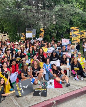Chelsea Rendon Instagram - Today we all say PÁGAME! Latinas are paid just 52 cents for every dollar paid to white, non-Hispanic men – a decrease from 54 cents, according to the most recent U.S. Census Bureau data. This is BULLSHIT. Period! 

 @mujerxsrising @lclaa teamed up with @weallgrowlatina and to @karla.and.co to make the shirt that benefits the #LatinaEqualPay campaign! 

@equalpay2dayorg  #Trabajadoras #Pagame #DemandMore #Latinas #StandUp #GetLoud