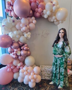 Chelsea Vale Instagram - Thank you to all our friends and family that came out for our Colorado BABYSHOWER! We love you all!! We can’t wait to meet our sweet baby girl ARIA ROSE! 🌹🩷🩷🩷