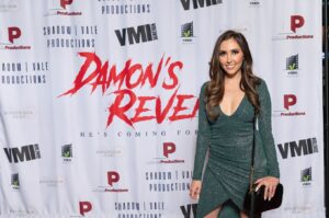 Chelsea Vale Instagram - We had a great opening night for Damon’s Revenge. Thank you Joel Callaway Photography for capturing the night! 💜🎬 #moviepremiere #actorslife #actress #blessed