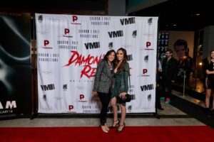Chelsea Vale Instagram - We had a great opening night for Damon’s Revenge. Thank you Joel Callaway Photography for capturing the night! 💜🎬 #moviepremiere #actorslife #actress #blessed