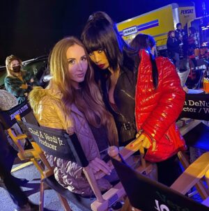 Chelsea Vale Instagram - @iambailing is a rockstar! #johnnyandclyde #onset 😘🎬