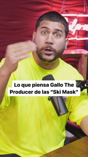 Chente Ydrach Instagram - Lo que piensa @gallotheproducer de las personas que usan “Ski Mask”, podcast arriba en mi YouTube: Chente Ydrach