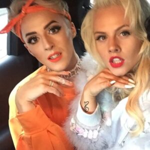 Cherry Valentine Instagram - So this is me and my best friend in the history of the world @katiecolemanofficial ♥️ I’ve had so many messages since the documentary was released, including so many kind words for Katie (please don’t cringe I should’ve warned you this was coming 🤣)

We’ve known each other for so many years now (since little school!), and now we live in London together?! 🤯 basically this is an appreciation post for one of the kindest, strongest, talented, and one of of the most beautiful women inside and out that I have ever had the honour to meet. 

We’ve laughed, cried, sang, danced, and had a few wild nights out in our time - with some stories to tell 🤣 & and we still have so much to come…

When I first told Katie about the documentary, there was so much going on in our lives, but she knew the message that needed to be shared. I can’t thank her enough for being a part of that journey. We have so many conversations that afterwards I’m always thinking - we should record that! 🤣

Keep the real ones in your life close. There’s so much power in true friendship and chosen family. 

Love you girl! ♥️