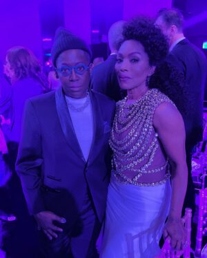 Cheryl Dunye Instagram - The Academy’s Governors Awards was so special. I witnessed Euzhan Palcy receive an Honorary Oscar for her ground breaking work in cinema — she was the first black woman to direct a studio movie.  Also got to connect with Angela and Viola. And bumped into Ryan Coogler and Zinzi Evans too. AND last but not least reconnected with Jonathan Majors. So much love in the building. @euzhanpalcyofficial @bassettvance @im.angelabassett @lakariniux @theacademy @violadavis @lovecrafthbo
