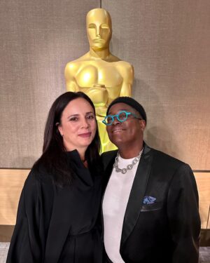 Cheryl Dunye Instagram - The Academy’s Governors Awards was so special. I witnessed Euzhan Palcy receive an Honorary Oscar for her ground breaking work in cinema — she was the first black woman to direct a studio movie.  Also got to connect with Angela and Viola. And bumped into Ryan Coogler and Zinzi Evans too. AND last but not least reconnected with Jonathan Majors. So much love in the building. @euzhanpalcyofficial @bassettvance @im.angelabassett @lakariniux @theacademy @violadavis @lovecrafthbo
