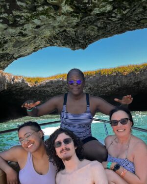 Cheryl Dunye Instagram - I celebrated the day of my birth with family in sunny Punta Mita! Thank you so much Karina, Simone, and Gabe! @lakariniux @west_thanks #marietaislands