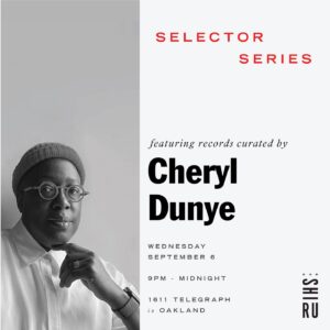Cheryl Dunye Instagram - Thank you @barshiruoakland for inviting me to kick off this season of the Selector Series. I'll be spinning hella fun tunes this Wednesday night from 9pm to midnight at @barshiruoakland. Join me! This is for the OP (Oakland Pride)!