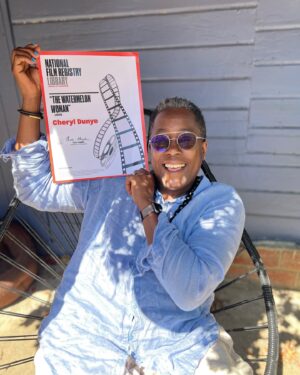 Cheryl Dunye Instagram - It’s official! “The Watermelon Woman” is now part of the National Film Registry Library at The Library of Congress.

The National Film Registry selects films for preservation based on their historical, cultural, and aesthetic contributions to the legacy of American cinema. It’s such an honor to have my film be preserved as part of this collection! @librarycongress @nfregistry 

#libraryofcongress #nationalfilmregistry #watermelonwoman