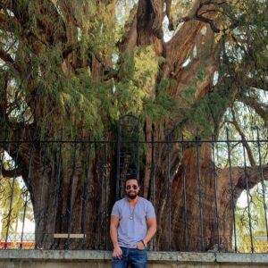 Chester See Instagram - Behind me is Arbol del Tule, the widest tree in the world! Photos don’t do her justice, baby got back!! 
If you’re ever in Oaxaca, it’s a must see. 
Just met General Sherman, the largest tree in the world, a few months ago - next up...tallest! 

Photo Cred: @bradleyvsworld
