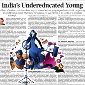 Chetan Bhagat Instagram - Hi all,

“India’s Undereducated Young,” my column in TOI today.

Do read and share!