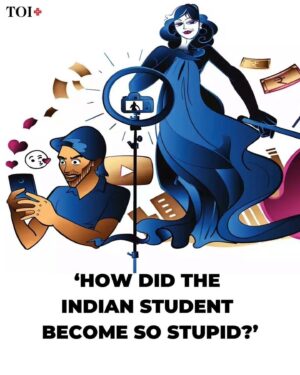 Chetan Bhagat Instagram - Posted @withregram • @toi_plus 
Millions of students, who have been to good schools and are going to good universities, are growing up on videos not books. There is no big purpose, no real interest in the world or in elections, writes @chetanbhagat

Head to our #linkinbio for more 

#india #indianstudents #indianyouth #youthsofindia #chetanbhagat #socialmedia #smartphones #selfie #lifestyle