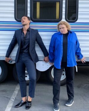 Cheyenne Jackson Instagram - CATEGORY IS....trailer park chic, with a hint of constipation.  We’re baaaaack.  Catch @RUPAULSDRAGRACE #AllStars6 on June 24th on @paramountplus
