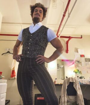 Cheyenne Jackson Instagram - It’s my last adventure Into The Woods tomorrow!  I shall miss the 🐺….and yes I gave him a mid-Atlantic accent like every dandy in the 1940’s.  Until next time…
