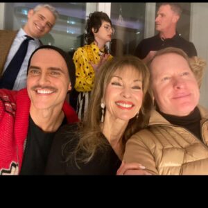 Cheyenne Jackson Instagram - Played Tom Sandoval tonight alongside some hilarious and legendary people for @bravotv.  Also…SO honored to play alongside my fav @nbcsnl ladies @chloeiscrazy & @sarahsquirm Love to @chrissyteigen, @bradgoreski and legendary @therealsusanlucci who played Sheana Shay.  Thanks @bravoandy for bringing us all together.  #SCANDOVAL