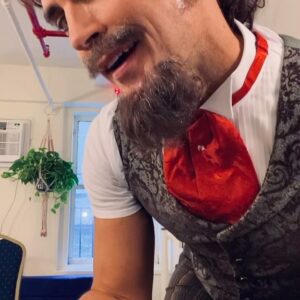 Cheyenne Jackson Instagram - Not sure which is more me. 🐺 or 👑 Depends on the day.  Luckily in @intothewoodsbroadway I get to be both!  Thank you to the cast and crew and everyone who helped me through this week.  My heart is bursting at being back on my beloved Broadway.