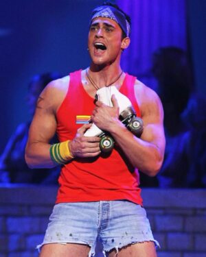 Cheyenne Jackson Instagram - I haven’t won a Tony, but I did get to sing on them for XANADU at Radio City Music Hall wearing short shorts so it’s a fair trade.  So excited to watch @thetonyawards tonight on @cbstv and cheer my friends and fellow theatre family on.  #BroadwayBaby.