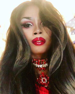 Chi Chi DeVayne Instagram - A lil bit of backlight never hurt anyone❤️ #chichidevayne #louisianadrag🐊 #rpdr