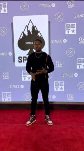 Chido Nwokocha Instagram - A night out #allstarweekend ✖️ @stanceofficial @bet @sistasonbet 
.
.
.
👕 @moncler 
👖 @monfrere 
👟 @amiri 
🪞 @banibaby 
.
#redcarpet #callme #gq