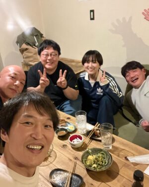 Chihara Junia Instagram - 先日の夜。

#ずん飯尾 
#バイきんぐ小峠 
#タイムマシーン3号関 
#ラランドサーヤ