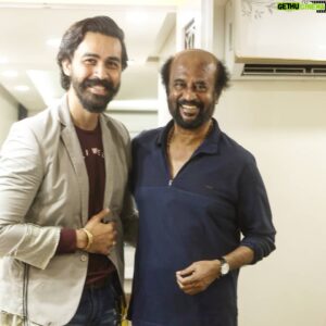 Chirag Jani Instagram - Happy Birthday to Our UNIVERSAL FAVOURITE HERO ❤️😎 One and Only Thalaivar Super Star Rajinikanth SIR - @rajinikanth ❤️🔥 #HBDThalaivarSuperStarRAJINI #Darbar @lyca_productions 
#Chiragjani #chiragjaniactor #KAAPPAAN #villain #Ranjith #Acpsamrat #GTheFilm #handsomeVillain #hbdrajinikanth