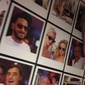 Chloe Arrowsmith Instagram - Love how my friends are always thinking of me all over the world. Just got sent this from #Ibiza. A baby me on the Wall in @mamboibiza ❤️💋😍