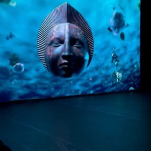 Chloé Leenheer Instagram - European premiere ‘Algorithm ocean true blood moves’ by the French-Caribbean artist Julien Creuzet. This work focuses on the muscle memory of movements and gestures passed down through generations of the African diaspora, now reconnected through social media. @hartwigartfoundation