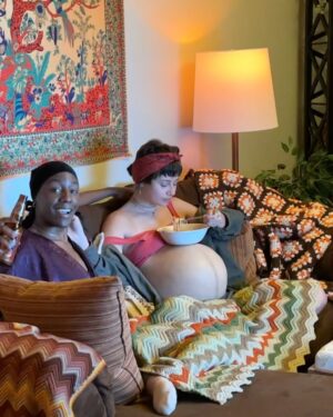 Chloe Van Landschoot Instagram - Belly from Helly. 🍝 miss  my punky Sara, her appendage , the heartburn it gave me and all the Son of Sara beauty souls that made @yarrumhm’s fever dream of a Queer horror film come life🥹.