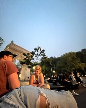 Chloe Van Landschoot Instagram - The city was on fire and so were these noods.🌆