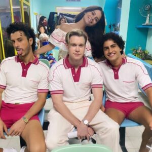 Chord Overstreet Instagram - get your hairspray and your favorite 80s outfit because #Acapulco is now streaming on @appletvplus