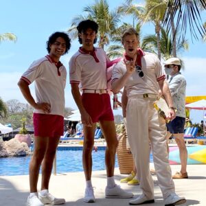 Chord Overstreet Instagram - get your hairspray and your favorite 80s outfit because #Acapulco is now streaming on @appletvplus