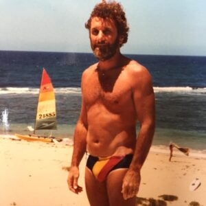 Chris Bath Instagram - My Dad didn’t want a funeral, didn’t want the “hoo ha”, he said.  At the risk of having him haunt me forever, which I wouldn’t mind because I’d really like to have him around, I’m posting this because celebrating the dead is for the living, & there are so many people who will read this who also loved him.  Dad was a people person.  He loved people and people loved him.  He was one of those Dads that all your friends loved, one of those magic people with a gift for effortlessly making other people feel good. He wasn’t loud. Dad was just quietly, effortlessly funny, a larrikin energy tractor beam that drew in anyone in his orbit. He would’ve killed it in show business but he was a draftsman by trade who ended up a precast concrete guru, the son of a welder & a machinist (who had to give up work once she married 🤦🏻‍♀️). The thing is, when Dad had two girls of his own, and lived in a house with three women (interesting during teenage years, he used to say, as we all “cycled” together), he was never sexist.  We grew up thinking we could do anything because he told us so.  I’d hang out with Dad in the garage learning to use tools, how to mow & edge the lawn perfectly and wash the car.  Terrified, I’d cling to his much loved Hobie Cat as he taught me to sail, pretending I loved hooning at breakneck speed across Toowoon Bay and heading out to sea, just to be near him.  Dancing concerts probably evened up the terror score - more like an endurance event for Dad, he’d sit at Parramatta Town Hall, tortured for hours, just to see his girls on stage for a poofteenth of a second.  I always wonder if in those moments he regretted working so hard with Mum, to give us the opportunities they never had.
Of course, it wasn’t all roses.  Early boyfriends sometimes created “issues” for Dad, but then later on in my early 20”s, after an absolutely disastrous experience…
