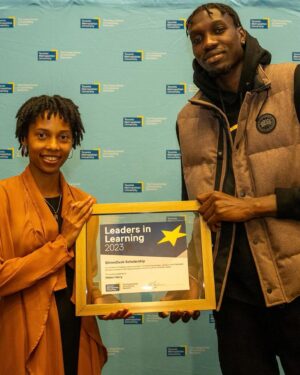 Chris Boucher Instagram - Today @slimmduck and the @slimmduckfoundation awarded a fully funded scholarship to Helen Harry from @torontomet. Congratulations to Helen Harry! 🙌