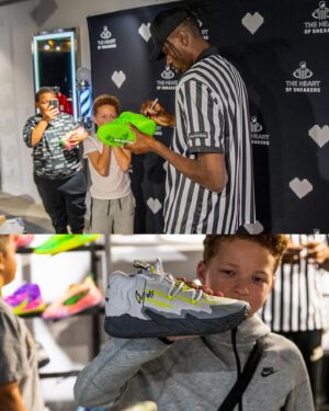 Chris Boucher Instagram - Pulled up to the @footlockercanada store to surprise some kids with @puma gear and game tickets!🙏🏿 @pumahoops