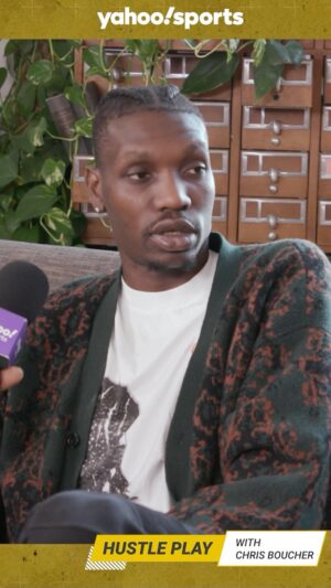 Chris Boucher Instagram - What motivates me to help others 🙏🏿🗣️🗣️ @yahoosportsca @slimmduckfoundation 
New Hustle Play episode out now.. tap in (link in bio).