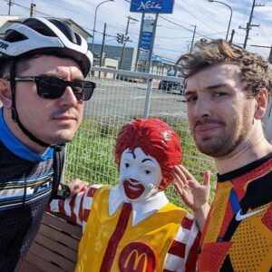 Chris Broad Instagram - 🚴‍♂️ 8 days, 750km across Hokkaido 
🔥46,000 calories burned 
🥳 $300,000 raised for the Immune Deficiency Foundation

Thank you to everyone who joined our epic journey & particularly to Connor for being the architect of this crazy challenge 🙏
🍿Big Abroad in Japan episode to drop in a few weeks!

And a huge shoutout to the legendary team that made this adventure possible.
Ian (Producer/Driver), Paul (Camera/Drone) and our cheeky American cheerleader Pete.

Couldn’t have wished for a better team to see us through the absolute hell we faced on this trip 🍻🍻🍻