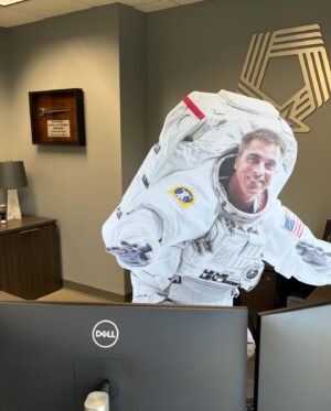 Chris Cassidy Instagram - Astronaut Chris briefly came out of retirement and visited our office today…