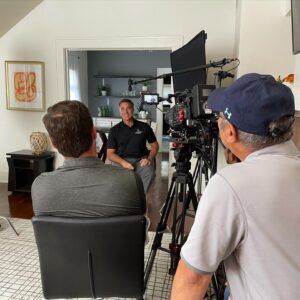 Chris Cassidy Instagram - Wonderful to film today with producer @jonwoods for a @netflix show titled #COUNTDOWN which will air in September. The series will chronicle the @inspiration4 mission - the first all all civilian Spaceflight. #godspeed 👍🏻