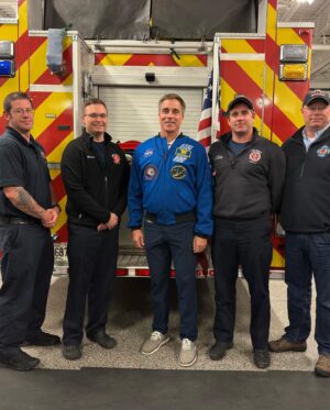 Chris Cassidy Instagram - So great to see my high school classmate, now #firechief in #ogunquitmaine  #thankyou Russ for organizing the trip and for the event at the @leavittheatre
