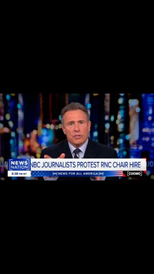 Chris Cuomo Instagram - Are we seeing bias right in your face? NBC anchors are outraged over the hire of Former RNC Chair, Ronna McDaniel - and Geraldo Rivera came on to tell us why he’s so fired up!