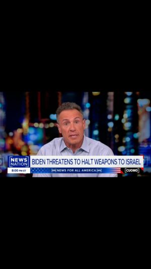 Chris Cuomo Instagram - President Joe Biden is now saying he will pause more offensive military assistance to Israel if it carries through with plans for an all-out assault on Rafah “I am certainly personally surprised and very frustrated” Eyal Hulata, the former Israeli national security advisor discussed with me tonight.