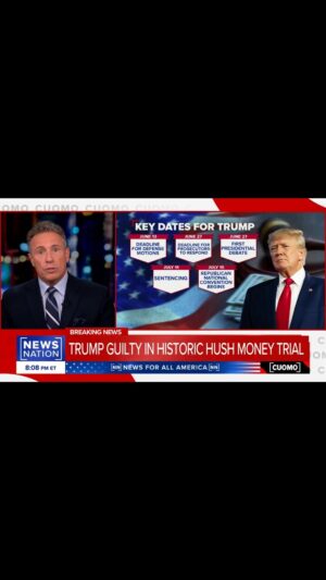 Chris Cuomo Instagram - Trump found guilty on all 34 counts.  That is the verdict, but what is the legal explanation and the potential consequence. Defense Attorney Mark Geragos and Fmr Federal Prosecutor Gene Rossi join me to give it to us straight
