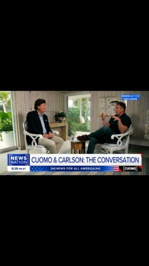 Chris Cuomo Instagram - Did you hear what Tucker Carlson had to say about interviewing Putin last night? And that’s not where The Conversation ends — tonight we continue and discuss January 6th, race and gender.
