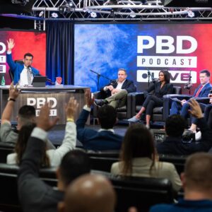 Chris Cuomo Instagram - @pbd.podcast had another record-breaking live event! Over 57k watched live online and over 200 in our live audience.

It was the biggest LIVE stream on youtube that day.

Will you be at the next one?
