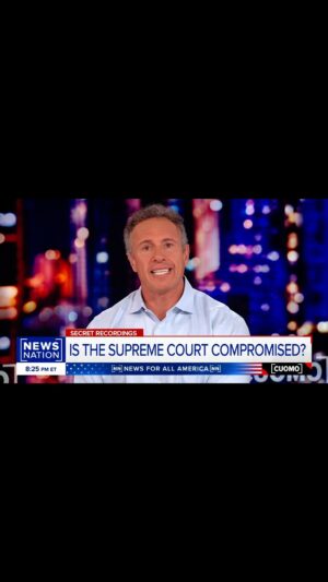 Chris Cuomo Instagram - Whether we like it or not, the justices of the supreme court have political and religious bias.  But after hearing the secret recording of Justice Alito making statements that exemplify the presence of these biases in such a stark way,  the discussion of ethical reform for SCOTUS reemerges. Lauren Windsor, the liberal activist who made the recording joins me to discuss.