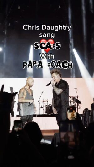 Chris Daughtry Instagram - #Repost @paparoach 

Last night we had the pleasure of singing SCARS with the one and only @chrisdaughtry in Nashville during #TheRevolutionsLiveTour

🎥 @brysonroatch
🔈 @bryancampbell
#paparoach #chrisdaughtry #livemusic #musicheals