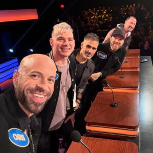 Chris Daughtry Instagram - Had a blast battling it out with our brothers @paparoach
on @familyfeudabc today with @iamsteveharveytv ! 
ALL PROCEEDS go to @afspnational 

Airing soon yall! Stay tuned!

#daughtry #paparoach #familyfeud #afsp