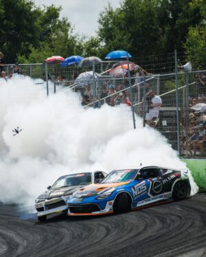 Chris Forsberg Instagram - That’s a wrap! Even though it’s always a bummer getting knocked out in the top 16, I’m walking away from this weekend still feeling like we had a huge win. 

The energy between the team, the fans, and our partners was unmatched and I couldn’t be more thankful for the continued support. 

If you came over to the pit to check out the @nosenergydrink @nismopartsusa Z, bought merch from @eliz_fleming or came over to me and the boys to root us on? You were also a contributing factor to what made this weekend a good one. 💪

I can’t wait to head to the next round in New Jersey at my home track and give it everything we’ve got!

#fdorl #formulad #formuladrift #nissan #nismo #z