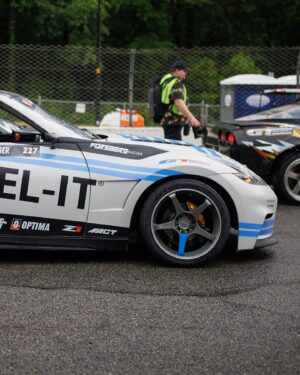 Chris Forsberg Instagram - @alexjagger227 of @forsberg.racing debuting his new PROSPEC STEEL-IT Livery @formulad using the soon to be released “Dove Gray” 🏁 at #FDATL this weekend!

#STEELIT #Coatings #FormulaD #ForsbergRacing #Drift #Drifting #Atlanta #RoadAtlanta #SendIt

Watch Live: FormulaD.com/Live