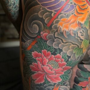 Chris Garver Instagram - Backpiece detail.