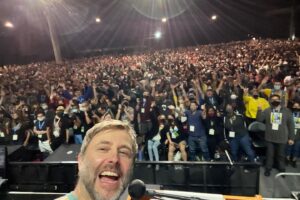 Chris Hardwick Instagram - Hall H! I can’t believe it’s been since 2019. THREE WHOLE YEARS! But you were just as wonderful as you always were if not more so. I am thankful for you and thankful we got to do this one in person. Thank you for a wonderful final @amcthewalkingdead panel. I almost made it through without getting choked up! But then at the very end, it hit me: this is the last time we’d all be on that stage together as a group. It will forever be a cherished memory. I hope you had as much fun as we did!! ❤️🧟‍♂️ #sdcc2022